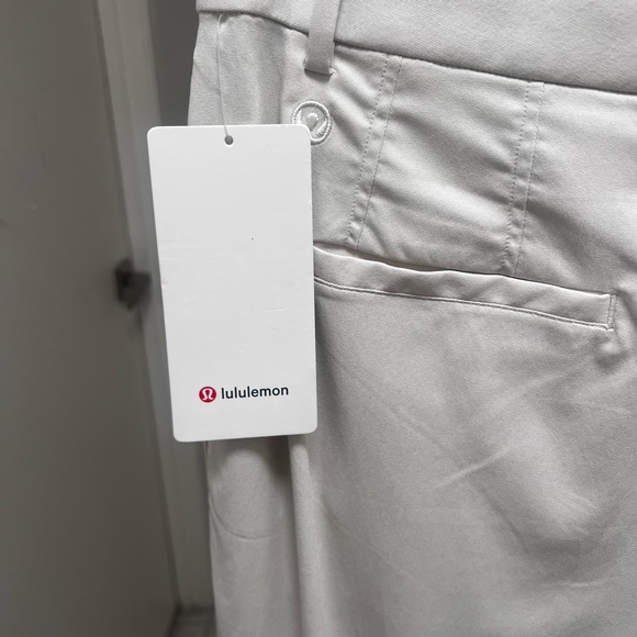 NWT lululemon Cream Wide-Leg Pleated Trousers - Picture 9 of 10